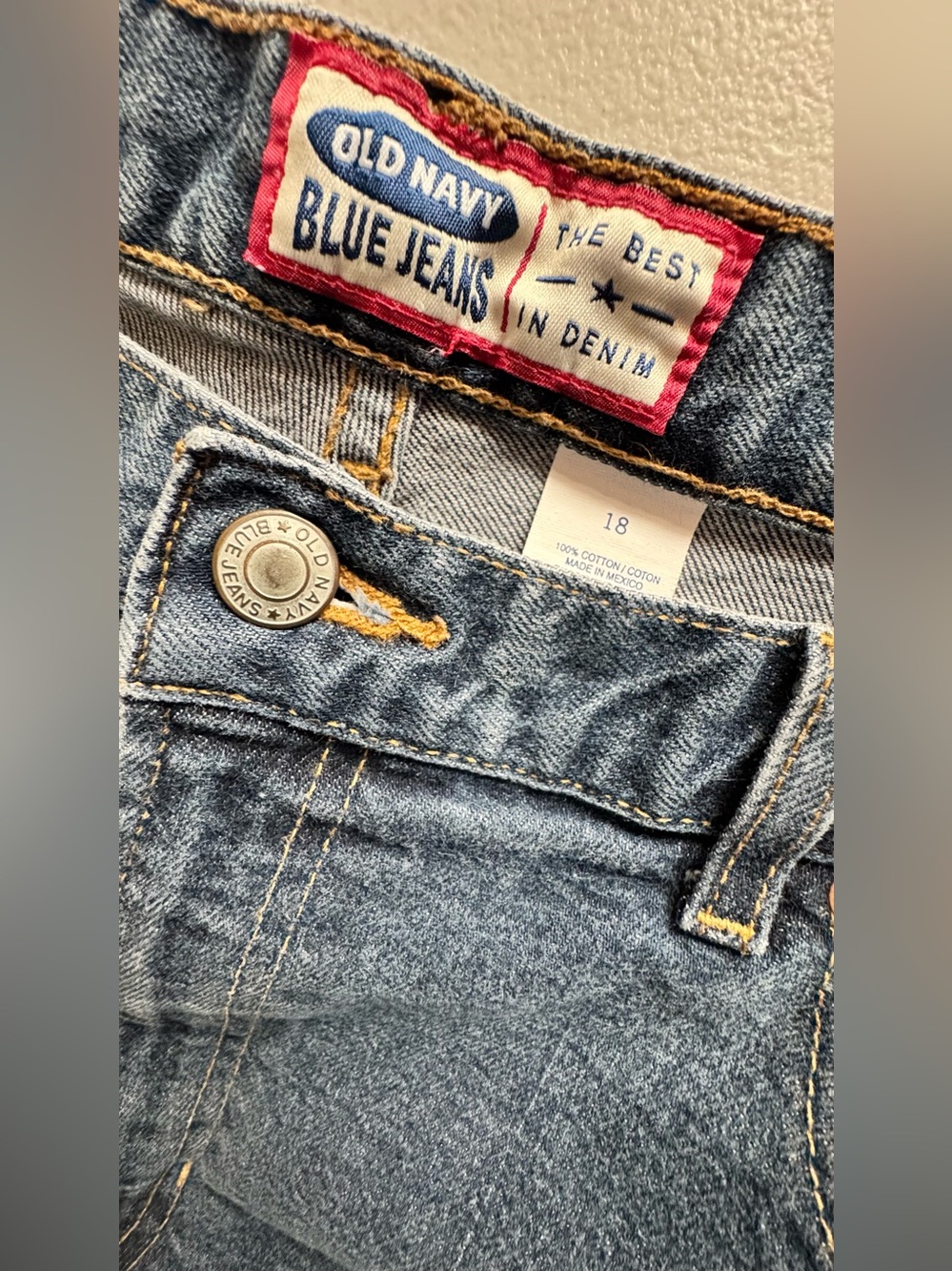 Old Navy Light-Mid Wash Blue Jeans